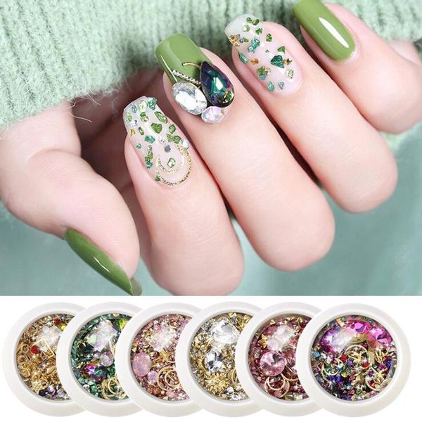 nail art decorations 1 box 3d rhinestones ab flat back mixed colorful crystal studs beads accessories, Silver;gold
nail art decorations 1 box 3d rhinestones ab flat back mixed colorful crystal studs beads accessories, Silver;gold