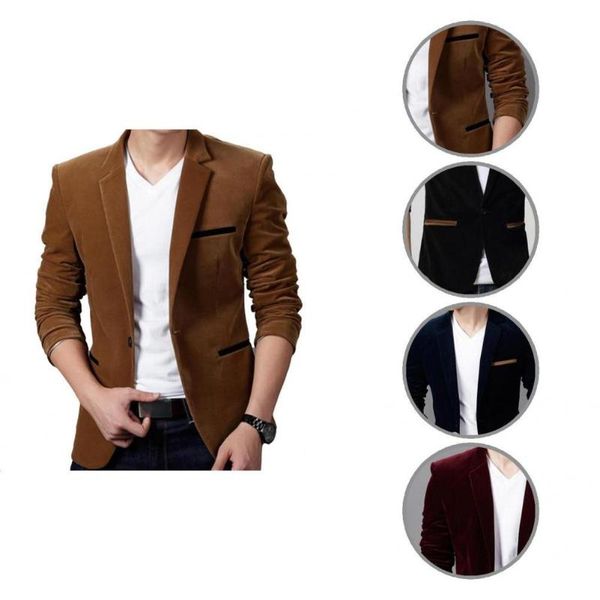 men's jackets long lasting great men fashion casual business blazer corduroy warm-keeping for work, Black;brown
men's jackets long lasting great men fashion casual business blazer corduroy warm-keeping for work, Black;brown