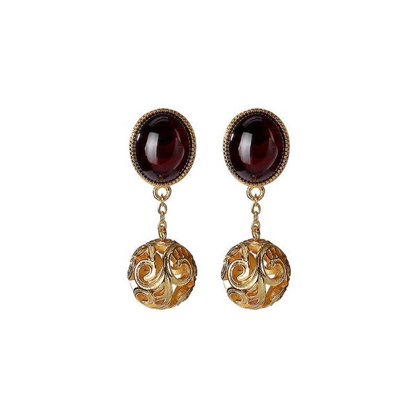stud 925 sterling silver gold plated natural amber blood ear studs personality hollow out temperament ladies eardrops earrings, Golden;silver
stud 925 sterling silver gold plated natural amber blood ear studs personality hollow out temperament ladies eardrops earrings, Golden;silver