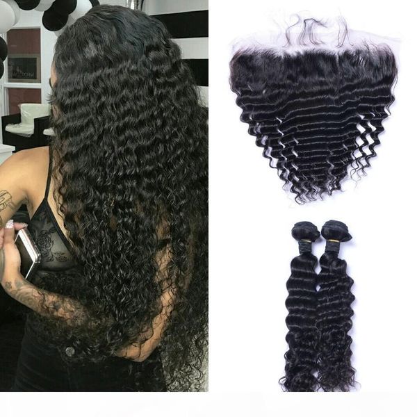 deep wave human hair 2 bundles with frontal unprocessed indian hair 13x4 ear to ear lace frontal closure with bundles ping, Black;brown
deep wave human hair 2 bundles with frontal unprocessed indian hair 13x4 ear to ear lace frontal closure with bundles ping, Black;brown