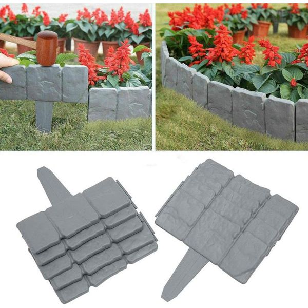 fencing, trellis & gates 10pc imitation stone garden fence, plastic artificial pebbles effect lawn used for edging plant border decoration
fencing, trellis & gates 10pc imitation stone garden fence, plastic artificial pebbles effect lawn used for edging plant border decoration