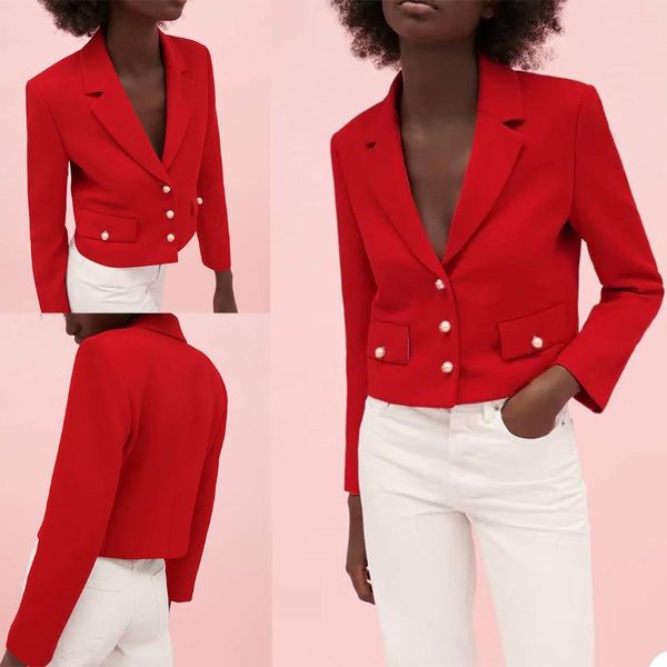 women's suits & blazers classic women blazer pearl buttons slim fit designed lady jacket custom made daily causal streetwear coat, White;black
women's suits & blazers classic women blazer pearl buttons slim fit designed lady jacket custom made daily causal streetwear coat, White;black