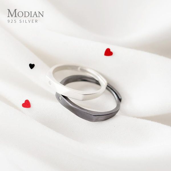 cluster rings modian pure 925 sterling silver frosted couple wedding ring for men women simple geometry adjustable size fine jewelry, Golden;silver
cluster rings modian pure 925 sterling silver frosted couple wedding ring for men women simple geometry adjustable size fine jewelry, Golden;silver