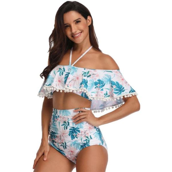 women vintage swimsuit swimsuit short sleeve floral ruffles halter swimming wear ruffles loose tassel two-piece
women vintage swimsuit swimsuit short sleeve floral ruffles halter swimming wear ruffles loose tassel two-piece