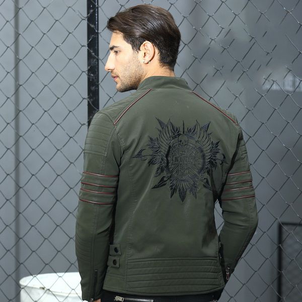 2021 mens and basic new vintage men's jackets autumn casual pu jacket leather embroidery coats streetwear lv27, Black;brown
2021 mens and basic new vintage men's jackets autumn casual pu jacket leather embroidery coats streetwear lv27, Black;brown