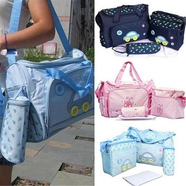 4pcs/set waterproof oxford maternity mummy travel tote handbag