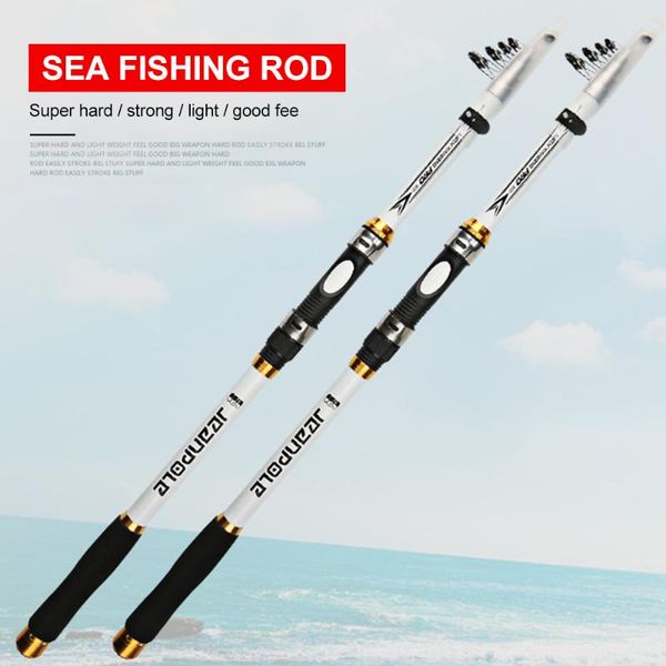 2.4m -3.6m carp fishing rod feeder hard frp carbon fiber pole boat rods