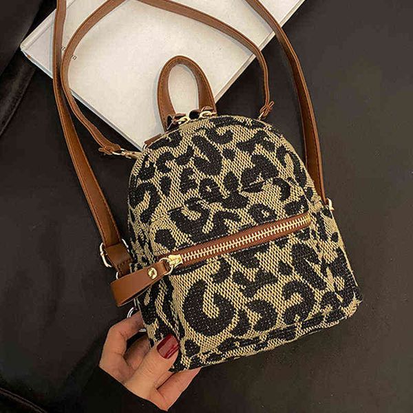 fashion vintage leopard small backpack for women luxury designer winter trendy girls students school back packs shoulder female y1105
fashion vintage leopard small backpack for women luxury designer winter trendy girls students school back packs shoulder female y1105