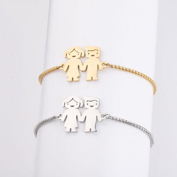 charm bracelets 5pcs/lot stainless steel boy and girl bracelet adjustable box chain diy engraved for couple child birthday family, Golden;silver
charm bracelets 5pcs/lot stainless steel boy and girl bracelet adjustable box chain diy engraved for couple child birthday family, Golden;silver