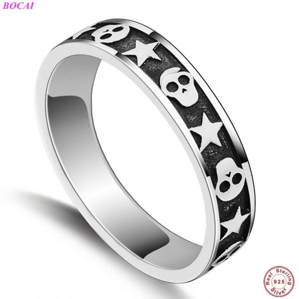 2021 new solide s925 sterling ring for women skull male personality trend domineering thai sier index finger rings 1v2l, Silver
2021 new solide s925 sterling ring for women skull male personality trend domineering thai sier index finger rings 1v2l, Silver