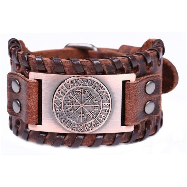 tennis viking bracelet punk leather adjustable wrist wrap for men boy nordic vintage compass talisman biker jewelry, Golden;silver
tennis viking bracelet punk leather adjustable wrist wrap for men boy nordic vintage compass talisman biker jewelry, Golden;silver