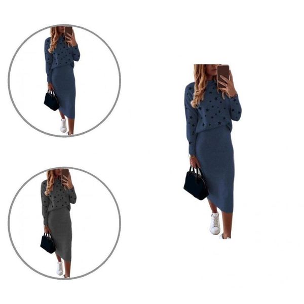 two piece dress lady 1 set casual slim mid-calf skirt suit female skinny for dating, White
two piece dress lady 1 set casual slim mid-calf skirt suit female skinny for dating, White