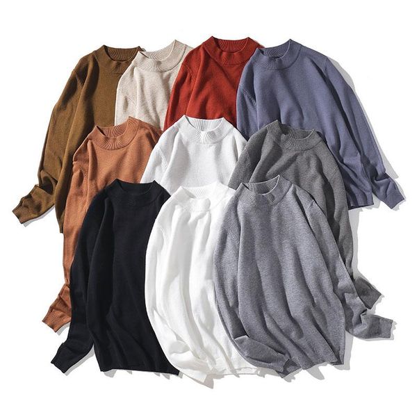 2021 autumn winter new korean trend high neck sweater men wool bottoming sweater, White;black
2021 autumn winter new korean trend high neck sweater men wool bottoming sweater, White;black