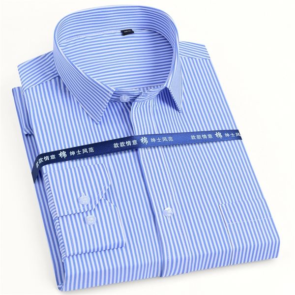 men's classic long sleeve solid/striped basic dress shirts single patch pocket formal business standard-fit office social shirt 220303, White;black
men's classic long sleeve solid/striped basic dress shirts single patch pocket formal business standard-fit office social shirt 220303, White;black