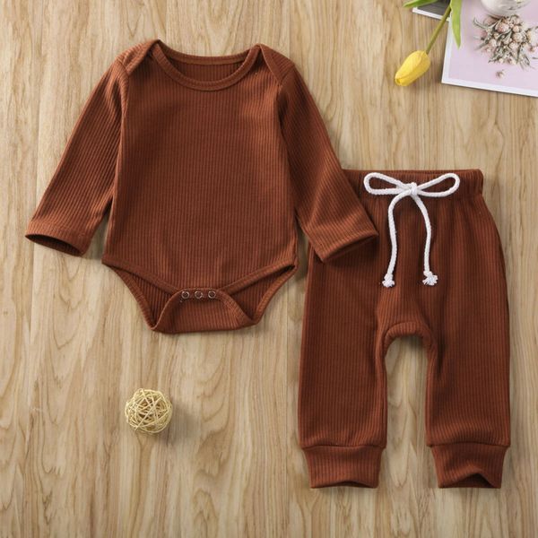 spring autumn clothing boy clothes set baby girl long sleeve romper newborn t shirts +baby long pants boys ribbed solid outfit, White
spring autumn clothing boy clothes set baby girl long sleeve romper newborn t shirts +baby long pants boys ribbed solid outfit, White