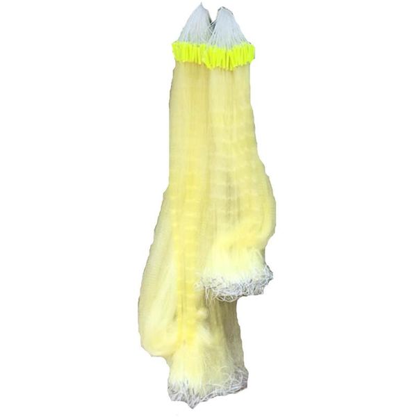 strong yellow line h1.5m*l35m-70m 3 layer 12mm-20mm mesh gill net sticky fishing net pesca fishing network outdoor tool
strong yellow line h1.5m*l35m-70m 3 layer 12mm-20mm mesh gill net sticky fishing net pesca fishing network outdoor tool
