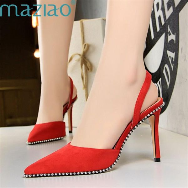 dress shoes ladies shoe suede shallow mouth rivet hollow elegant rubber party wedding woman high heel stilleto maziao, Black
dress shoes ladies shoe suede shallow mouth rivet hollow elegant rubber party wedding woman high heel stilleto maziao, Black