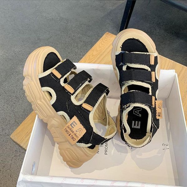 sandals gladiator platform women's 2021 summer fashion women chunky beach sandal denim comfortable sandalias mujer, Black
sandals gladiator platform women's 2021 summer fashion women chunky beach sandal denim comfortable sandalias mujer, Black