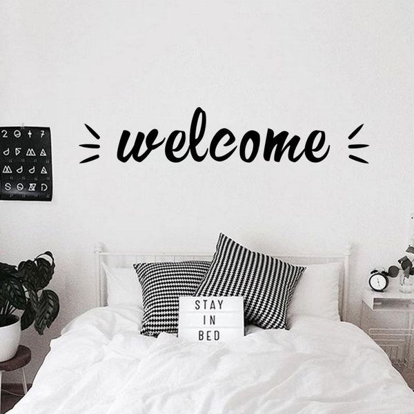 wall stickers creative welcome for bedroom decals decoration home life mural decorative sticker
wall stickers creative welcome for bedroom decals decoration home life mural decorative sticker
