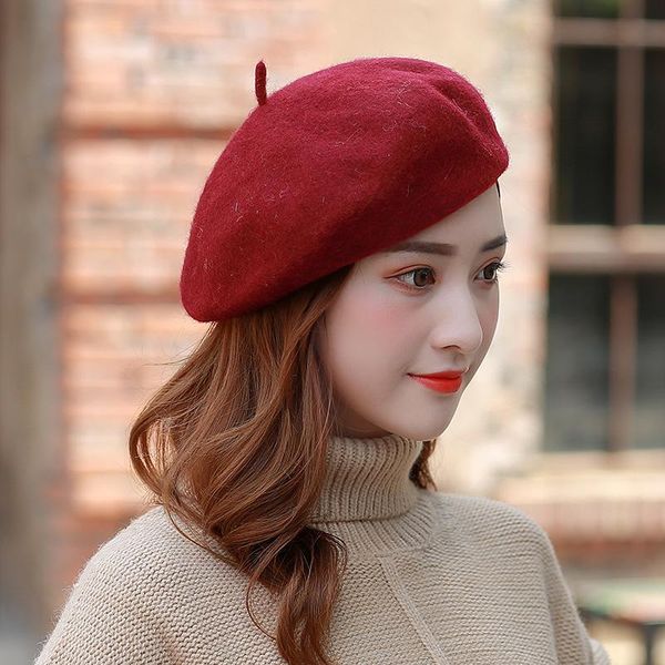 berets classic beret autumn and winter british retro painter pumpkin hat cashmere woolen warm women's, Blue;gray
berets classic beret autumn and winter british retro painter pumpkin hat cashmere woolen warm women's, Blue;gray