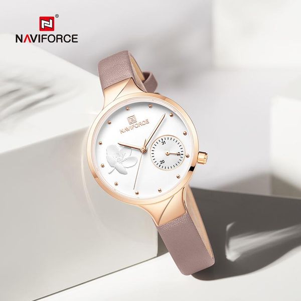 wristwatches naviforce fashion women watch ladies wristwatch genuine leather bracelet classic simple female clock gift 5001, Slivery;brown
wristwatches naviforce fashion women watch ladies wristwatch genuine leather bracelet classic simple female clock gift 5001, Slivery;brown