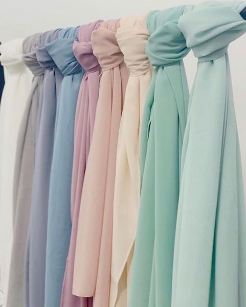 scarves muslim chiffon hijab scarf women solid color shawls wraps soft plain headband islamic headscarf foulard femme 10pc, Blue;gray
scarves muslim chiffon hijab scarf women solid color shawls wraps soft plain headband islamic headscarf foulard femme 10pc, Blue;gray