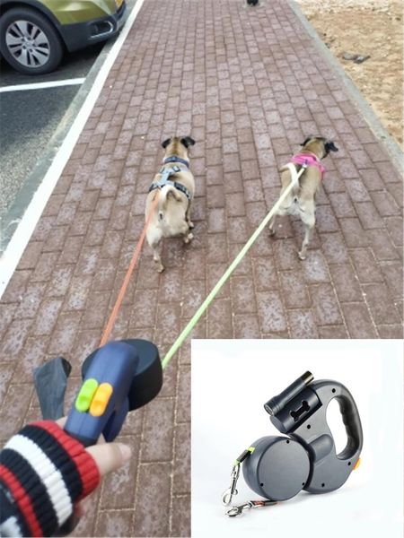 extendable pet leash walking leash leads with led light 360 ° rotation dog rope belt double/single headed pet traction ropes
extendable pet leash walking leash leads with led light 360 ° rotation dog rope belt double/single headed pet traction ropes
