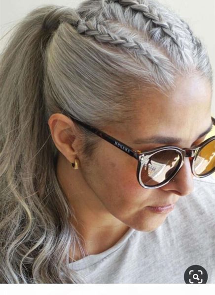 salt and pepper natural gray hair ponytail wraps around wavy pony tail hairpiece french braids hairstyle gray hair ponytail drawstring 140g, Black
salt and pepper natural gray hair ponytail wraps around wavy pony tail hairpiece french braids hairstyle gray hair ponytail drawstring 140g, Black