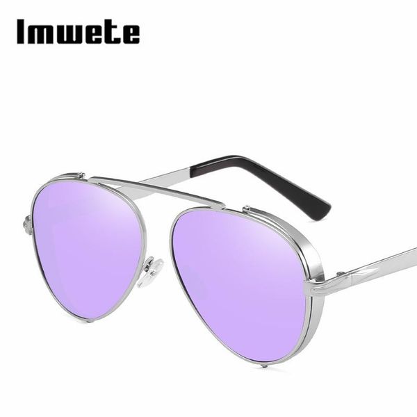 sunglasses imwete metal frame mirror film reflective women men pilot steam punk gothic sun glasses uv400 goggles strong impact, White;black
sunglasses imwete metal frame mirror film reflective women men pilot steam punk gothic sun glasses uv400 goggles strong impact, White;black