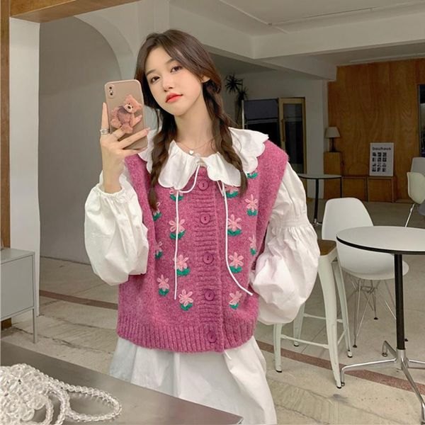 women's sweaters cmaz autumn winter for women korean style thick soft outwear female clothing v-neck vest, White;black
women's sweaters cmaz autumn winter for women korean style thick soft outwear female clothing v-neck vest, White;black