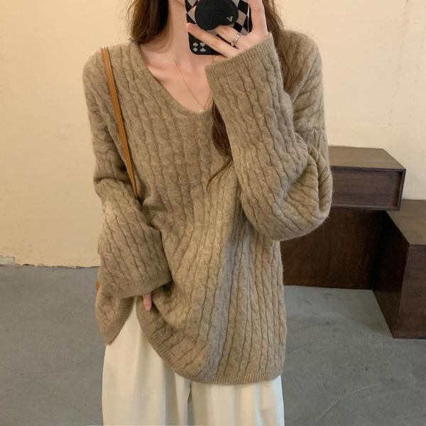 women's sweaters v-neck knitted korean style fashion pullovers for ladies autumn winter 2021 clothing sweater blouse female coats, White;black
women's sweaters v-neck knitted korean style fashion pullovers for ladies autumn winter 2021 clothing sweater blouse female coats, White;black