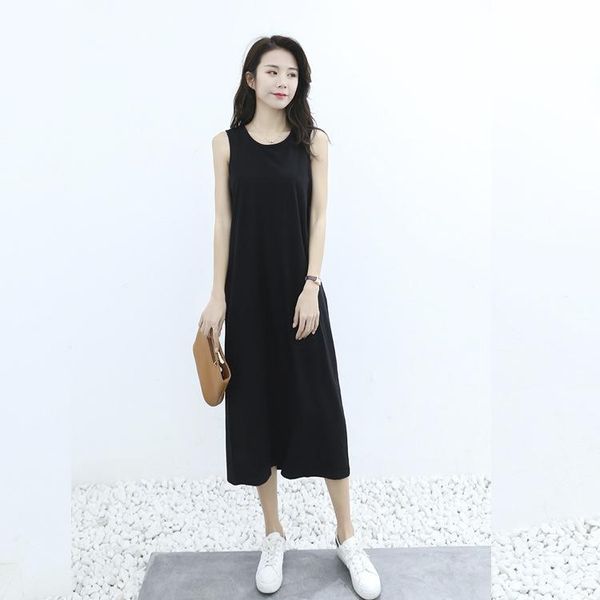 2021 new homewear women's nightdress long loose nightwear comfortable pocket sleeveless undershirt women night gowns sleepwear, Black;red
2021 new homewear women's nightdress long loose nightwear comfortable pocket sleeveless undershirt women night gowns sleepwear, Black;red