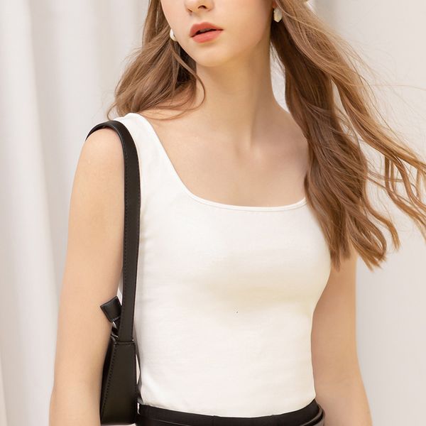 2021 casual tank crop summer square collar thread cotton slim sleeveless camisole female fashion clothes 7uxb, White
2021 casual tank crop summer square collar thread cotton slim sleeveless camisole female fashion clothes 7uxb, White