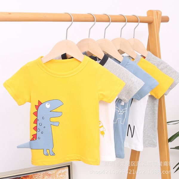 new t-shirt short sleeve korean printing children's summer trend miscellaneous, Black;white 
new t-shirt short sleeve korean printing children's summer trend miscellaneous, Black;white