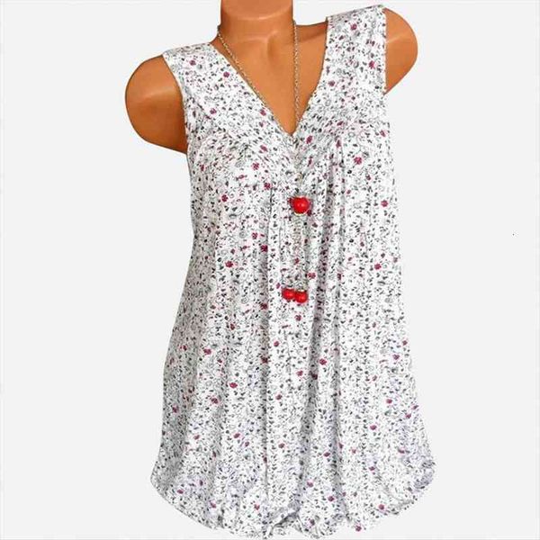 fashionable summer floral print womens shirts sleeveless v neck loose casual shirt ladies elegant blusas mujer s, White
fashionable summer floral print womens shirts sleeveless v neck loose casual shirt ladies elegant blusas mujer s, White
