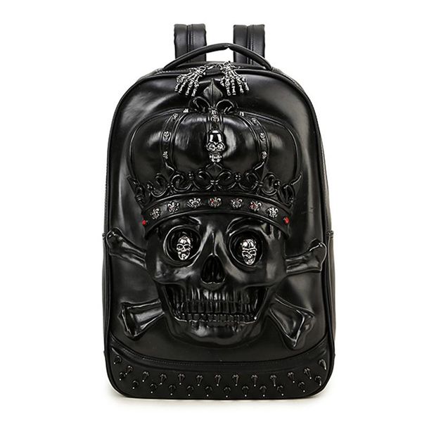 backpack 3d fashion men women waterproof thicke leather backpacks school teenage girl boy crown skull rivet motorcycle
backpack 3d fashion men women waterproof thicke leather backpacks school teenage girl boy crown skull rivet motorcycle