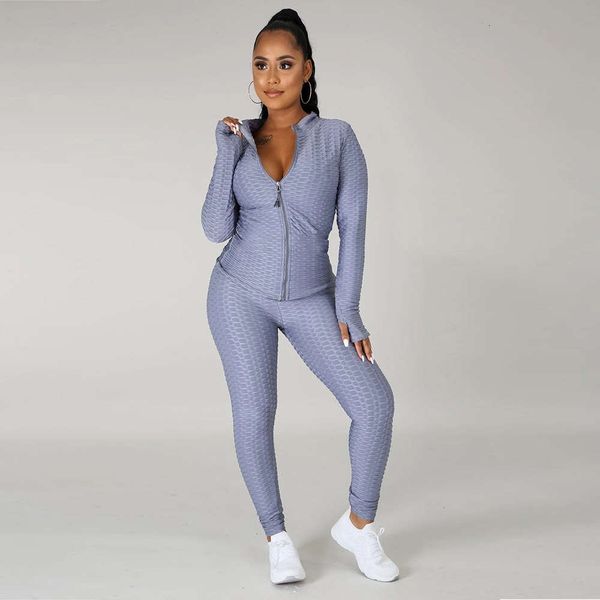 exclusive women's two piece yoga suit, sleeve jacket, long pants sports suit 9199, Gray
exclusive women's two piece yoga suit, sleeve jacket, long pants sports suit 9199, Gray