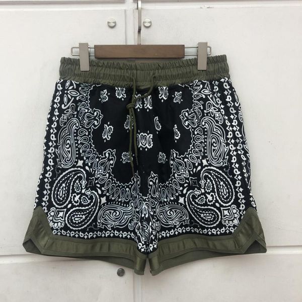 men's shorts 2021 heavy fabric classic cashew flower kapital men women pockets patchwork drawstring breeches dk595, White;black
men's shorts 2021 heavy fabric classic cashew flower kapital men women pockets patchwork drawstring breeches dk595, White;black