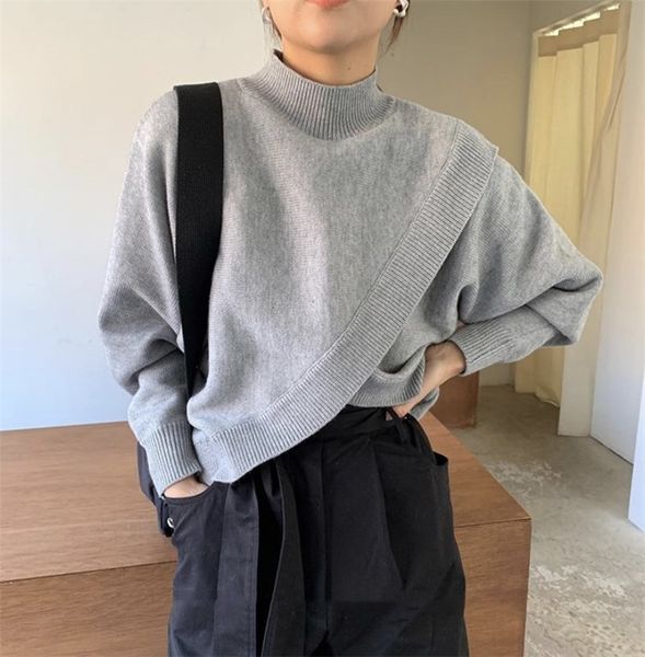 women's sweaters high collar women's sweater ladies knit overszie long sleeve sleeved womens winter sweaters y2k 6bgj, White;black
women's sweaters high collar women's sweater ladies knit overszie long sleeve sleeved womens winter sweaters y2k 6bgj, White;black