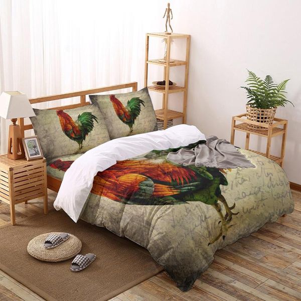 bedding sets animal cock retro farm rustic bed linens printed duvet cover set for home housse de couette bedclothes
bedding sets animal cock retro farm rustic bed linens printed duvet cover set for home housse de couette bedclothes