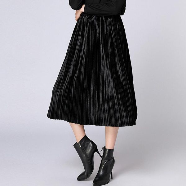skirts 2021 design women autumn winter pleated plus size fashion bow draped black skirt
skirts 2021 design women autumn winter pleated plus size fashion bow draped black skirt