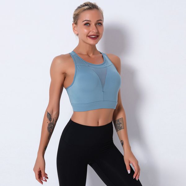 nylon mh back profsional sports bra high elastic shockproof yoga fitns vt for women, Gray
nylon mh back profsional sports bra high elastic shockproof yoga fitns vt for women, Gray