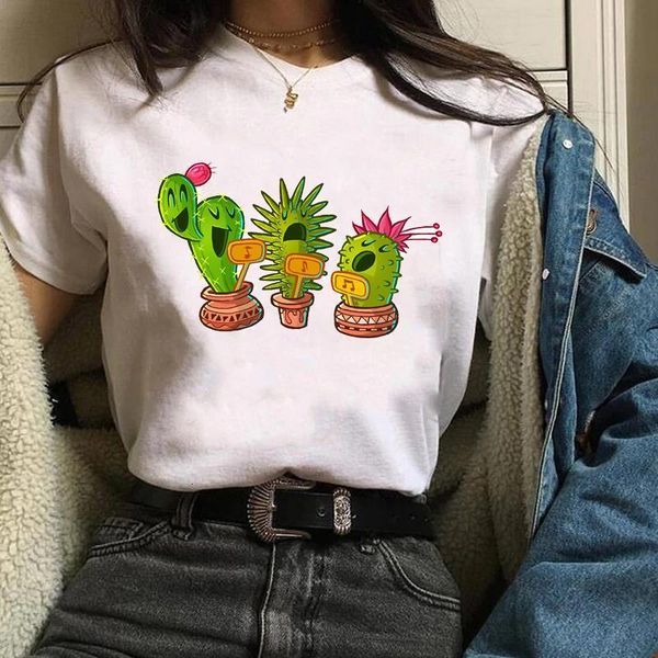 women cactus singing cartoon fashion short sleeve tees graphic female ladies womens lady t-shirt t shirt t-shirts, White
women cactus singing cartoon fashion short sleeve tees graphic female ladies womens lady t-shirt t shirt t-shirts, White