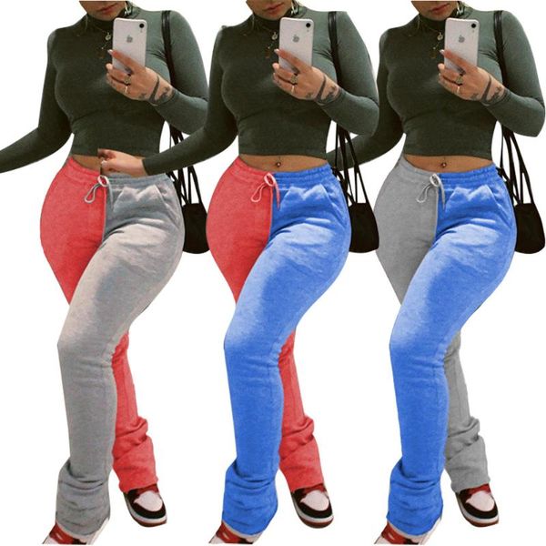 women's pants & capris autumn winter pocket drawstring sports and leisure double color matching pile, Black;white
women's pants & capris autumn winter pocket drawstring sports and leisure double color matching pile, Black;white