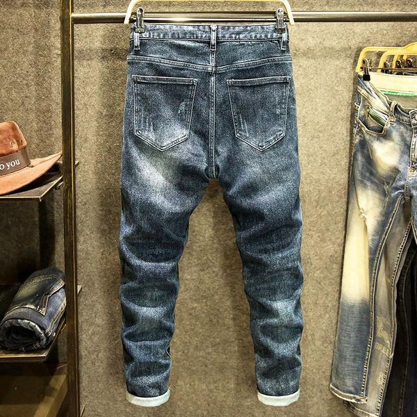 men's jeans patchwork autumn straight men fashion vintage loose zipper denim trousers dark blue biker hip hop punk streetwear
men's jeans patchwork autumn straight men fashion vintage loose zipper denim trousers dark blue biker hip hop punk streetwear