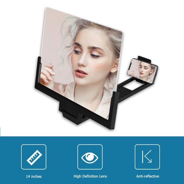 14 inch mobile phone hd screen stereoscopic magnifying glass foldable phone bracket tablet holder radiation protection
14 inch mobile phone hd screen stereoscopic magnifying glass foldable phone bracket tablet holder radiation protection
