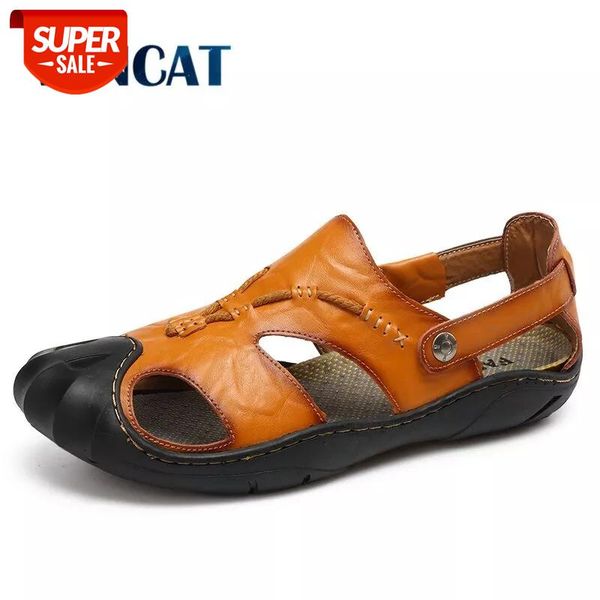vancat mens sandals leather beach sandals brand men casual shoes genuine split leather sneakers men slippers summer men's shoes #ud4k, Black
vancat mens sandals leather beach sandals brand men casual shoes genuine split leather sneakers men slippers summer men's shoes #ud4k, Black