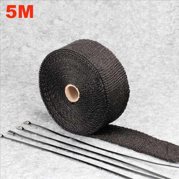 motorcycle exhaust system 5m 10m thermal tape header heat wrap resistant downpipe for accessories with fixed strap
motorcycle exhaust system 5m 10m thermal tape header heat wrap resistant downpipe for accessories with fixed strap
