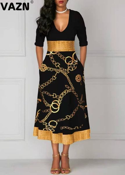 casual dresses vazn 2021 arrival plus size retro club mature parity style deep v-neck full sleeve women straight maxi dress, Black;gray
casual dresses vazn 2021 arrival plus size retro club mature parity style deep v-neck full sleeve women straight maxi dress, Black;gray