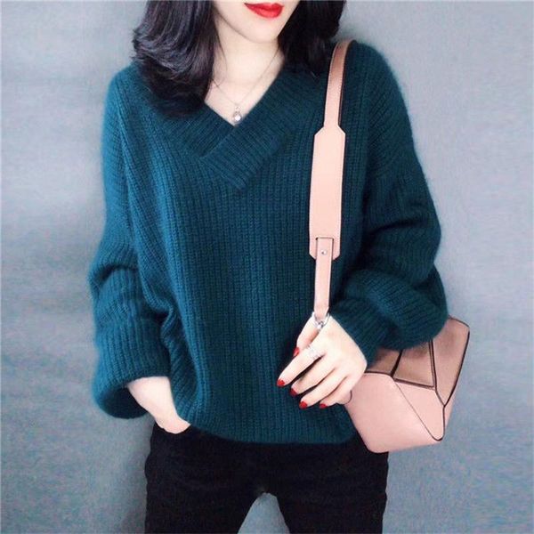 women's sweaters 2021 women and pullovers autumn winter long sleeve v-neck femme solid pullover female casual short knitted sweater, White;black
women's sweaters 2021 women and pullovers autumn winter long sleeve v-neck femme solid pullover female casual short knitted sweater, White;black